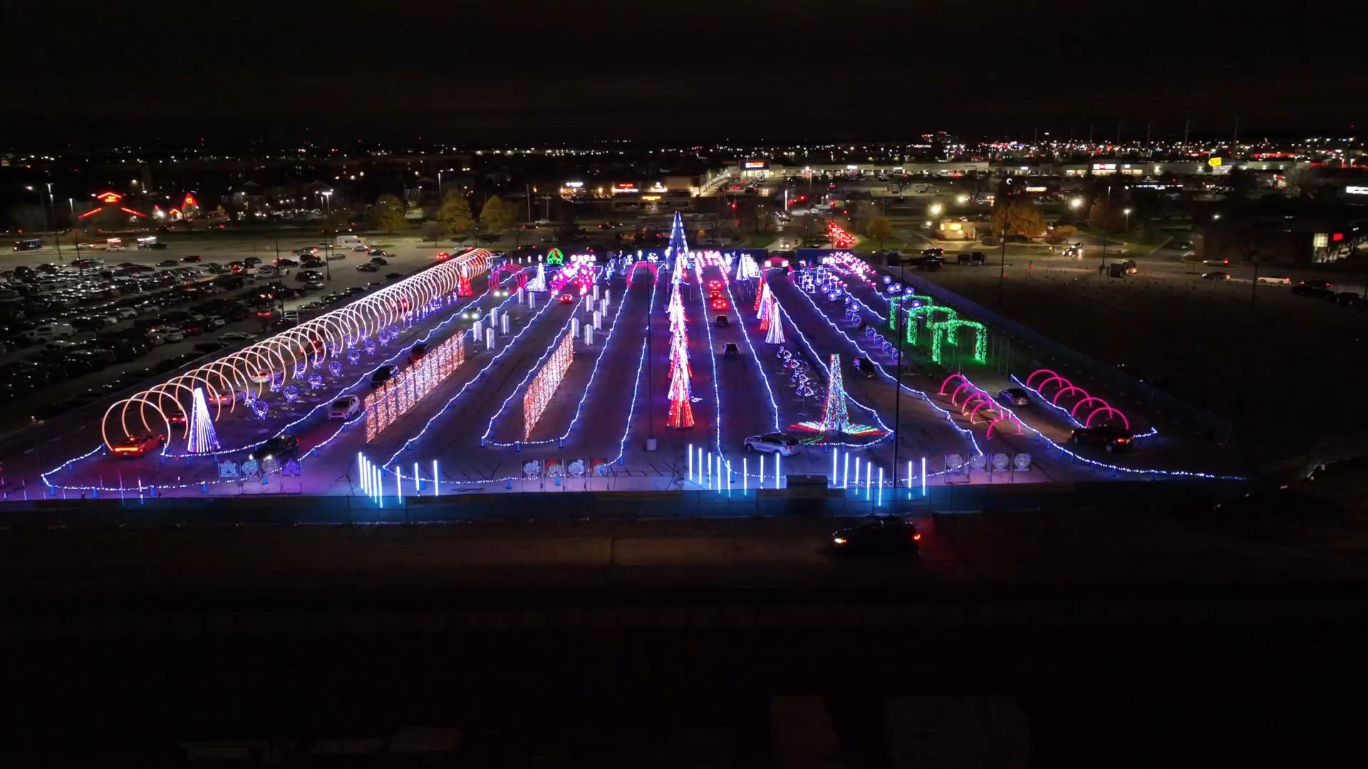 Drive Thru Christmas Light Show Light of Christmas